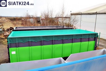 Siatki Pyskowice - Siatka przykrywająca na kontener - zabezpieczenie przewożonych ładunków dla terenów Pyskowic